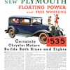 Plymouth 2-door Sedan Ad (November, 1931) – Certainly Chrysler Motors Builds Both Sixes and Eights