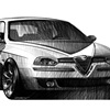 1997 Alfa Romeo 156 – Illustrated by Anton Izotov