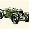 1928 Bentley 4.5 Lts. Blowed – Illustrated by Alfredo De la María