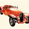 1935 Fiat Balilla – Illustrated by Alfredo De la María