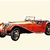 1936 Jaguar SS 100 – Illustrated by Alfredo De la María