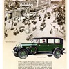 Lincoln Limousine by Willoughby Ad (August, 1927) – Hyde Park and Piccadilly, London – Illustrated by Edwin Dahlberg
