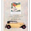 Jordan Ad (April–July, 1927) – The Sport Salon a veritable cameo of clean cut lines and compelling charm by Jordan