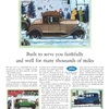 Ford Model A Sport Coupe, Fordor Sedan and Tudor Sedan Ad (February, 1929) – Built to serve you faithfully and well for many thousands of miles
