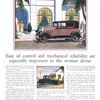 Ford Model A Fordor Sedan and Coupe Ad (April, 1929) – Ease of control and mechanical reliability are especially important to the woman driver