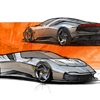 Ferrari KC23 (2023) – Design Sketch by Flavio Manzoni