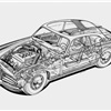 Alfa Romeo Giulietta Sprint (Bertone), 1954 - Cutaway
