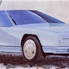 Alfa Romeo Delfino (Bertone), 1983 - Design sketch