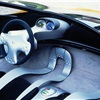 Ferrari F100r (Fioravanti), 2000 - Интерьер у машины футуристический: кресла напоминают ложементы космонавтов, привычные органы управления упразднены