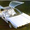 Lamborghini Marzal (Bertone), 1967 - Three-quarter view showing the gullwing doors open