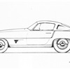 Ferrari 375 MM Coupe Speciale (Ghia), 1955 - Design Sketch