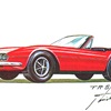 Triumph TR5 Ginevra - Design Sketch by Giovanni Michelotti