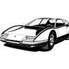 Ferrari P6 (Pininfarina), 1968 - Rendering