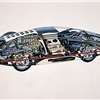 Ferrari Modulo (Pininfarina), 1970 - Cutaway