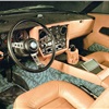 Maserati Khamsin (Bertone), 1972 - Interior photo from original factory brochure