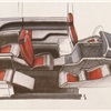 Lamborghini Genesis (Bertone), 1988 - Interior Design Sketch