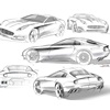 Carrozzeria Touring Superleggera Berlinetta Lusso, 2015 - Design Sketch