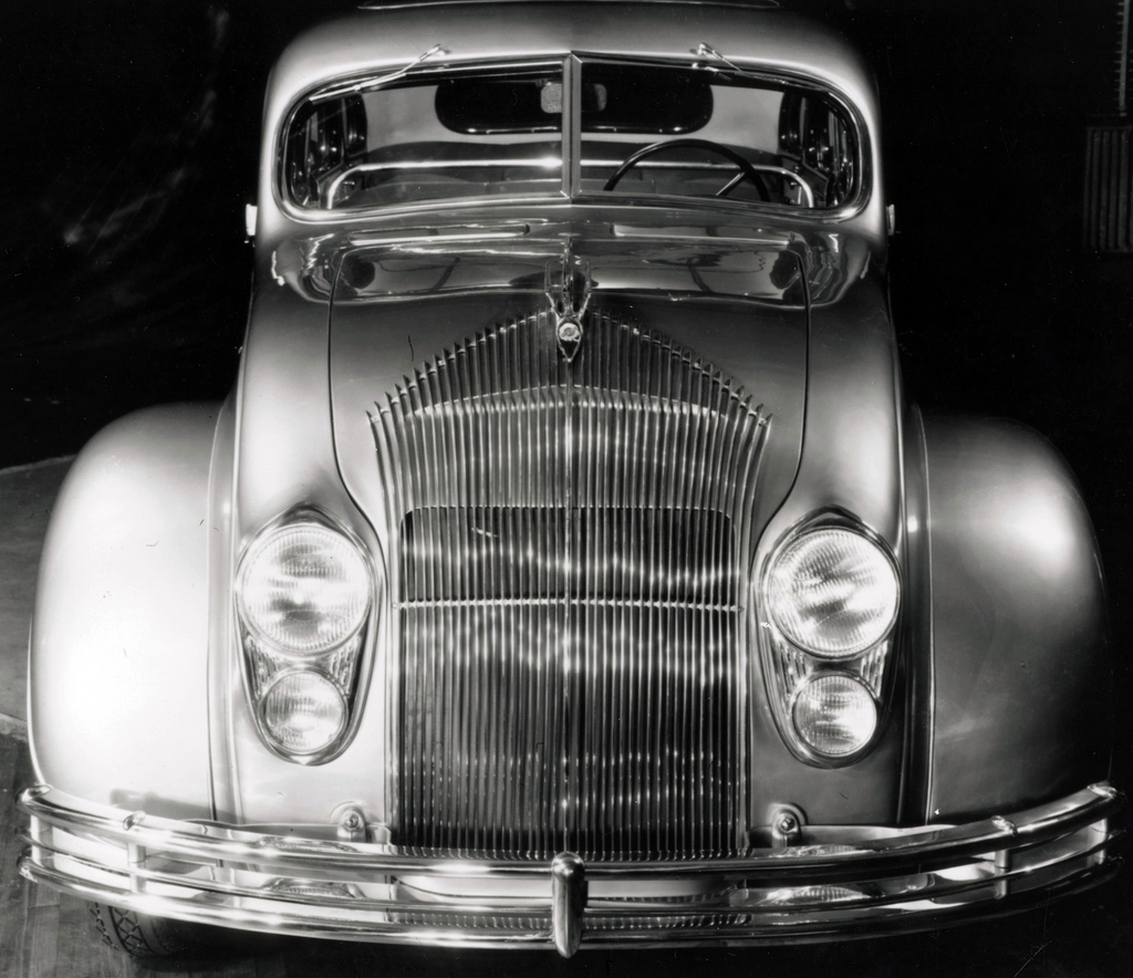 Chrysler Airflow, 1934 - Airflow featured a “waterfall” grille that canted back into the hood itself