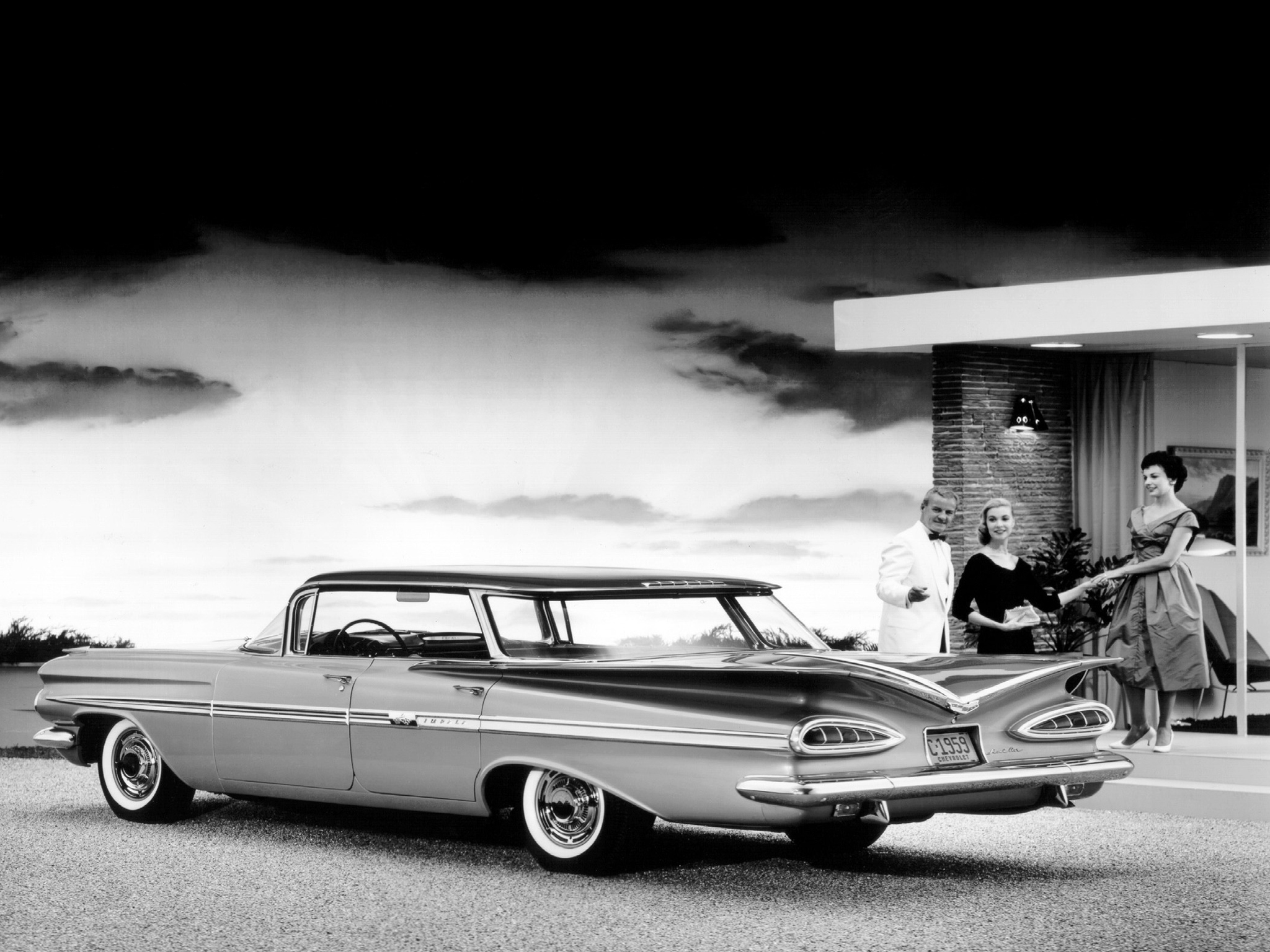Chevrolet Impala 4-Door Sport Sedan, 1959
