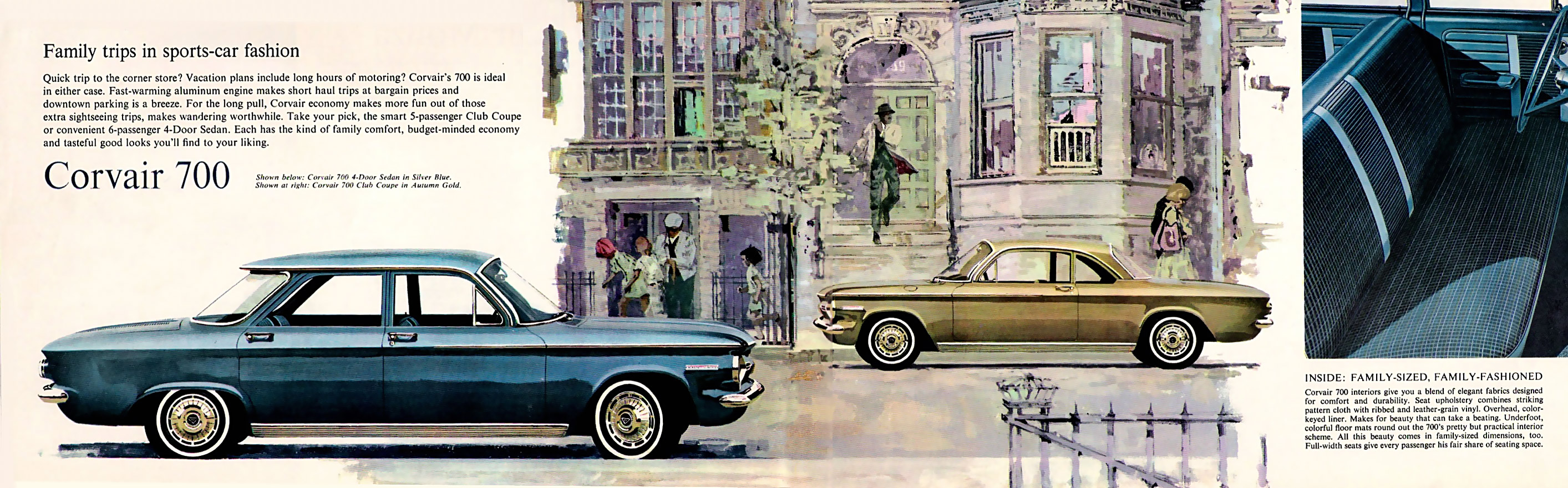 Chevrolet Corvair, 1962 - 700 4-Door Sedan, 700 Club Coupe