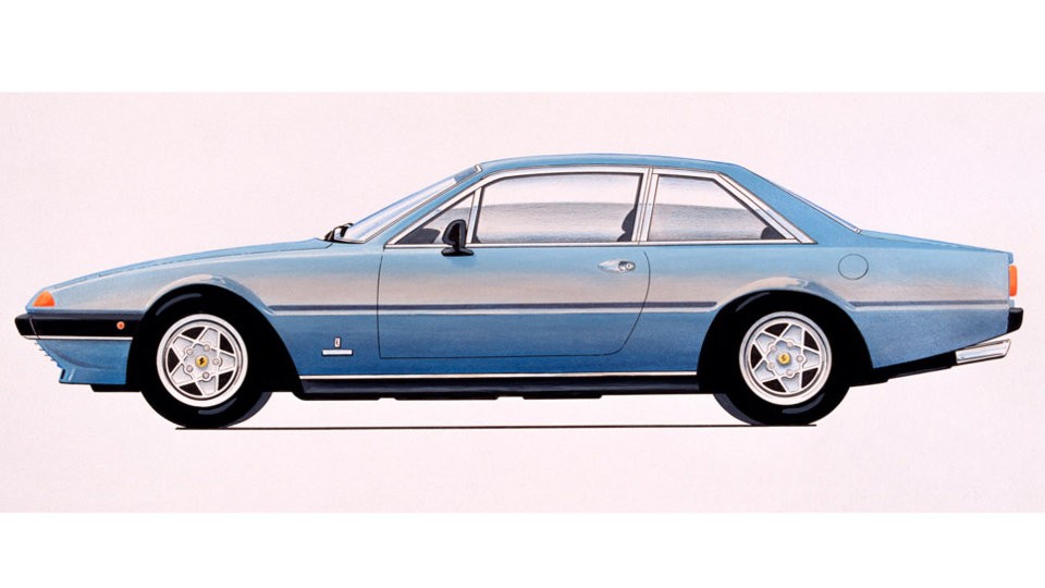 Ferrari 400i (Pininfarina), 1979-85 - Design Sketch