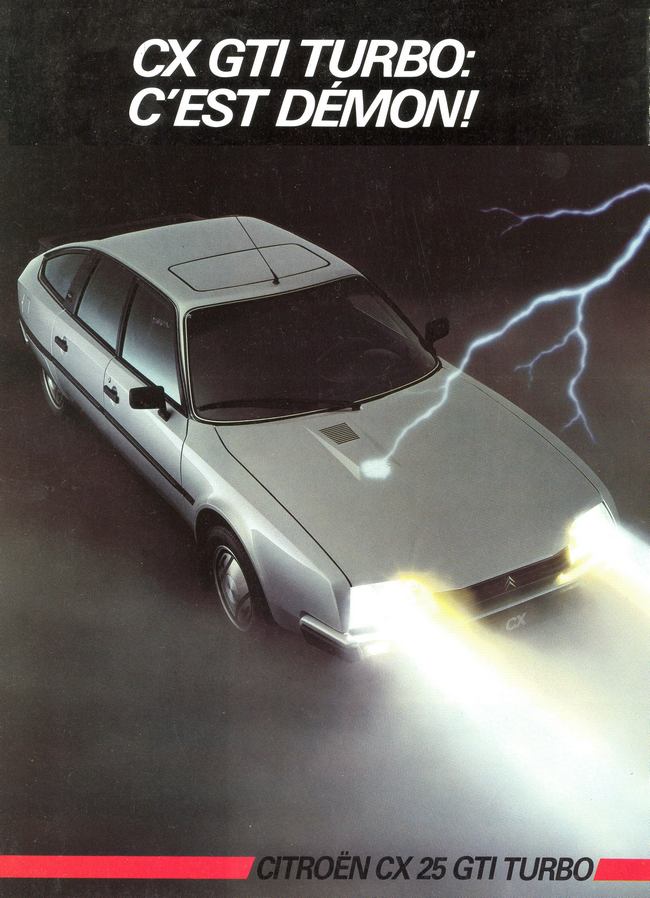 Citroen CX 25 GTI TURBO, 1983