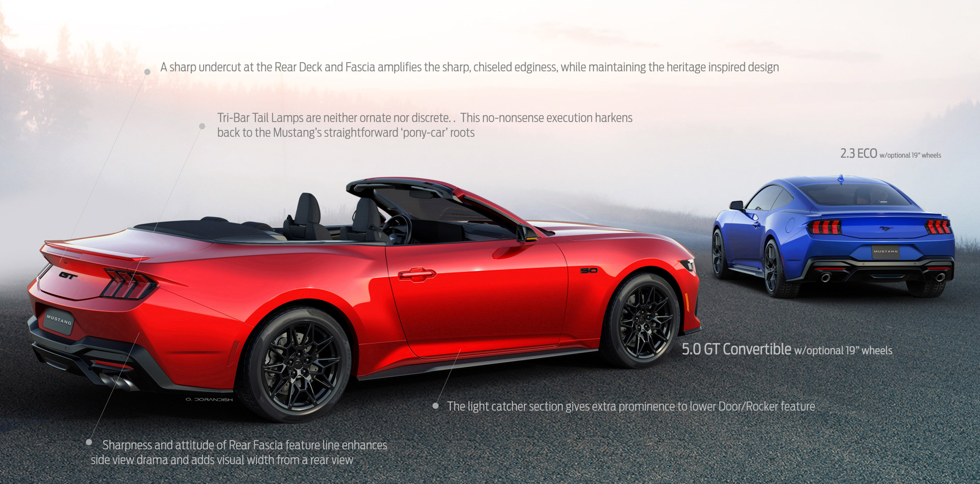 Ford Mustang, 2024 – Exterior Design