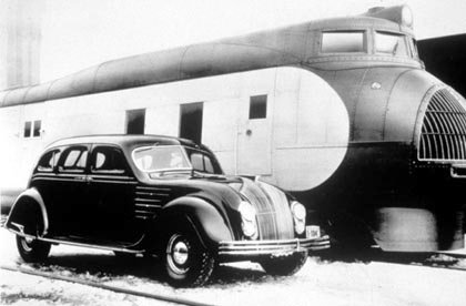 Chrysler Airflow, 1934 - With the Union Pacific Railroad's M-10000