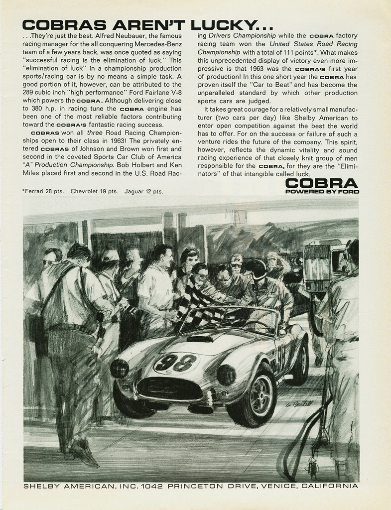 AC Cobra, 1962