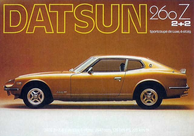 Datsun 260Z, 1974 - Ad