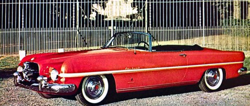 Dodge Firebomb (Ghia), 1955 - Возможно, раскрашенная вручную ч/б фотография, на которой был запечтален прототип черного цвета