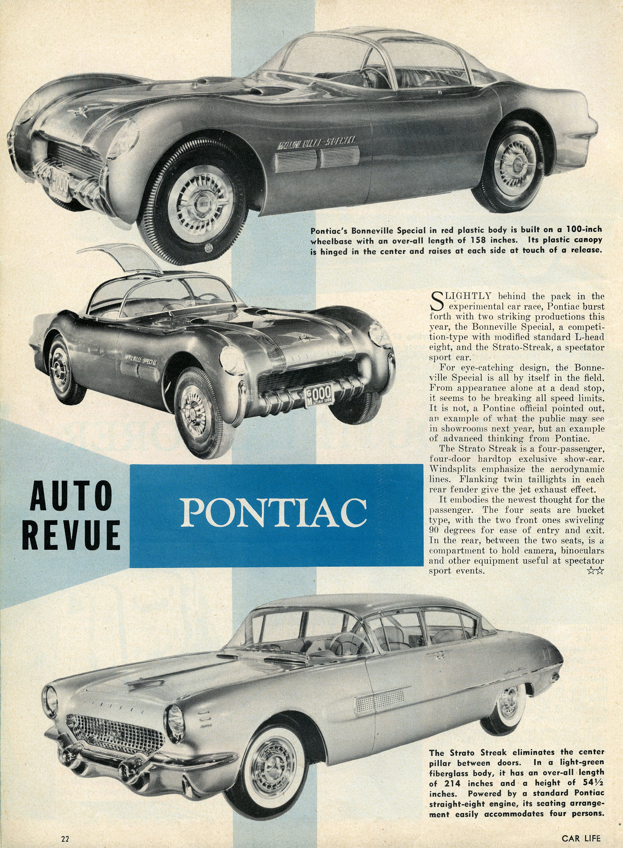 Pontiac Bonneville Special, 1954