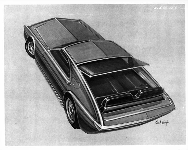 American Motors AMX, 1966 - Rendering