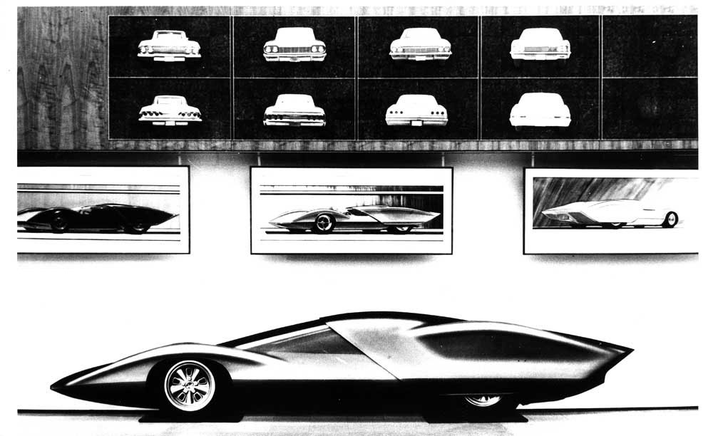 Chevrolet Astro I, 1967 - Management presentation rendering by Tom Semple