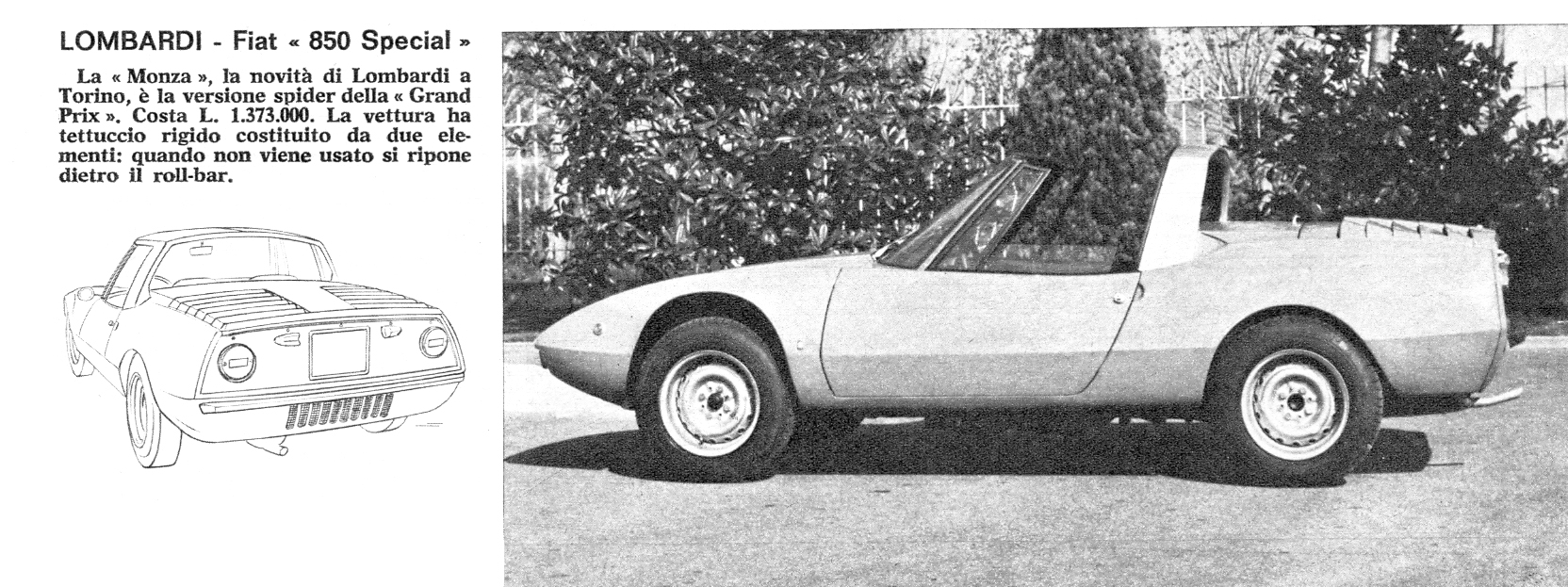 Fiat 850 Monza (Francis Lombardi), 1969