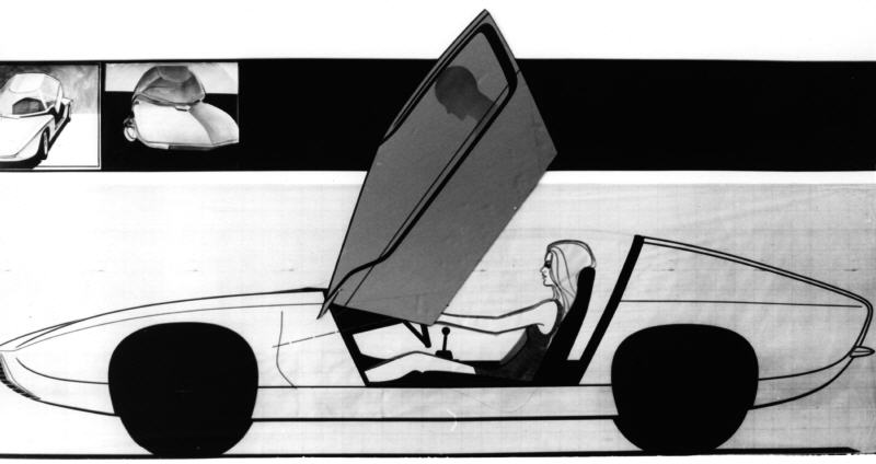 Opel CD, 1969 - Design process