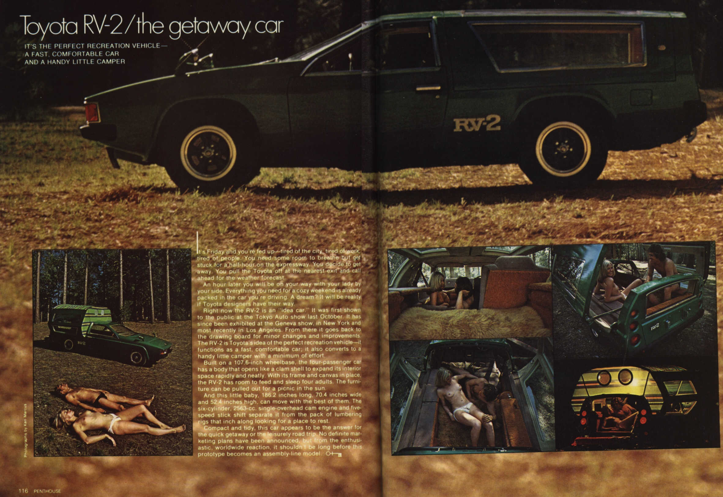 Toyota RV-2, 1972 - Penthouse Article