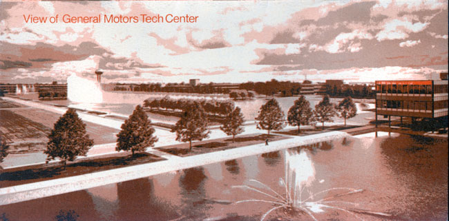 Chevrolet AeroVette, 1976 - View of General Motors Tech Center