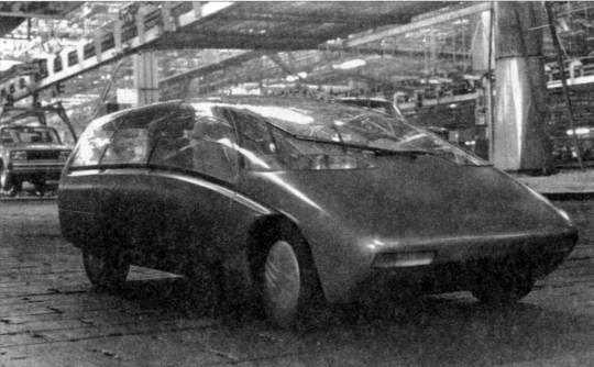 ВАЗ X-1, 1981 - Макет в масштабе 1:5.