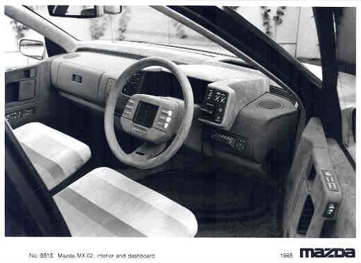 Mazda MX-02, 1983 - Interior