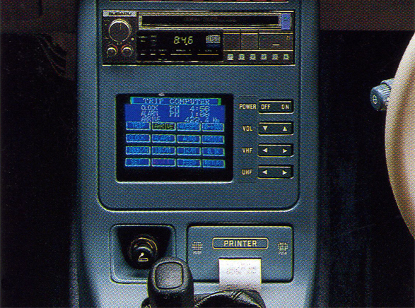 Subaru ACX-II, 1985 - Interior