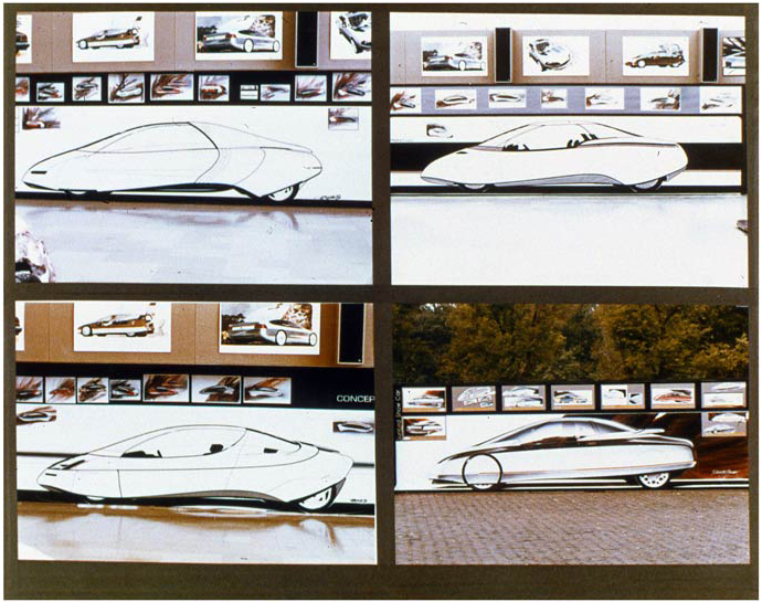 Pontiac Pursuit Concept, 1987 - Design Process