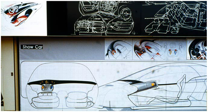 Pontiac Pursuit Concept, 1987 - Design Process