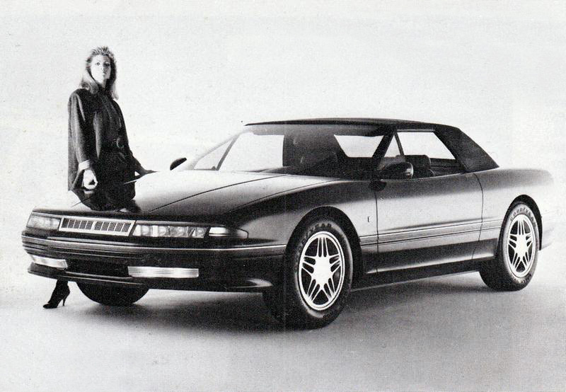 Lincoln by Vignale (Ghia), 1987 - мягкий складной верх