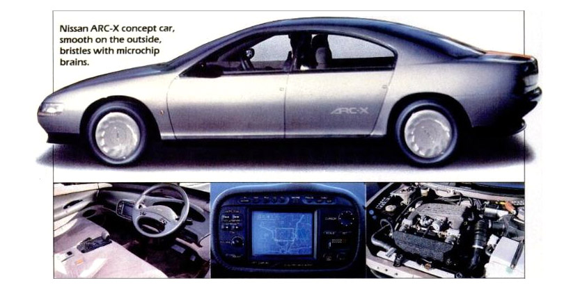 Nissan ARC-X Concept, 1987 - Popular Mechanics (May 1988)