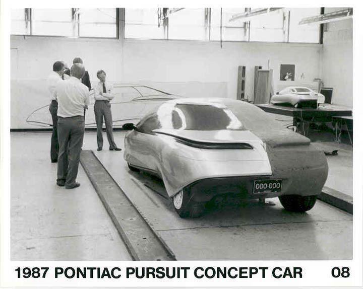 Pontiac Pursuit Concept, 1987 - Design Process
