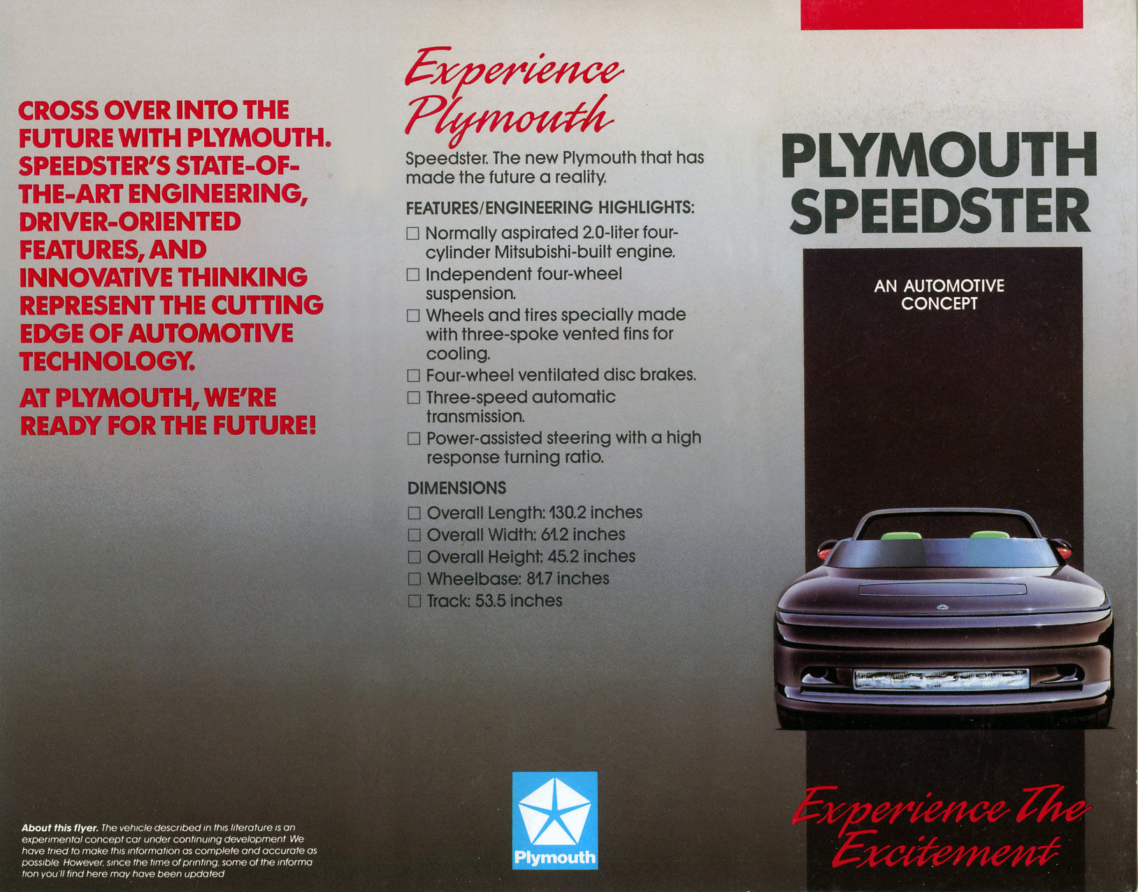Plymouth Speedster, 1989