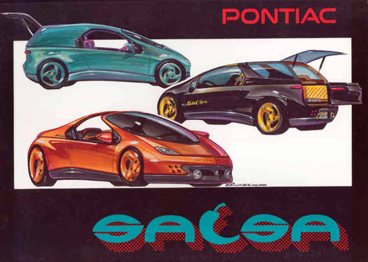 Pontiac Salsa Concept, 1992 - Design Sketch