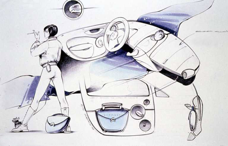 Citroen C-3 Concept, 1998 - Design Sketch