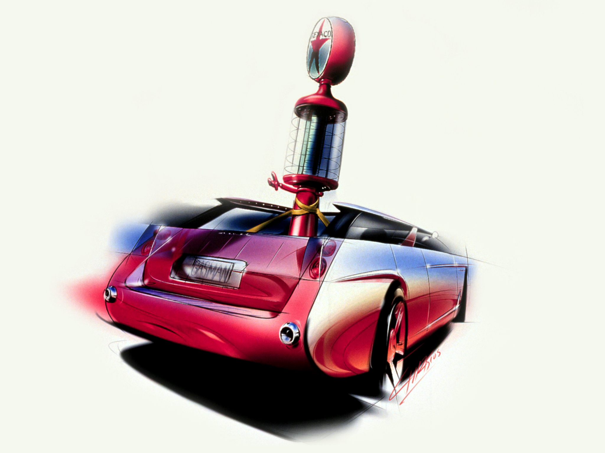 Chevrolet Nomad Concept, 1999 - Design Sketch